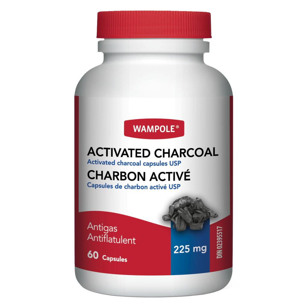 ACTIVATED CHARCOAL 225MG Wampole
