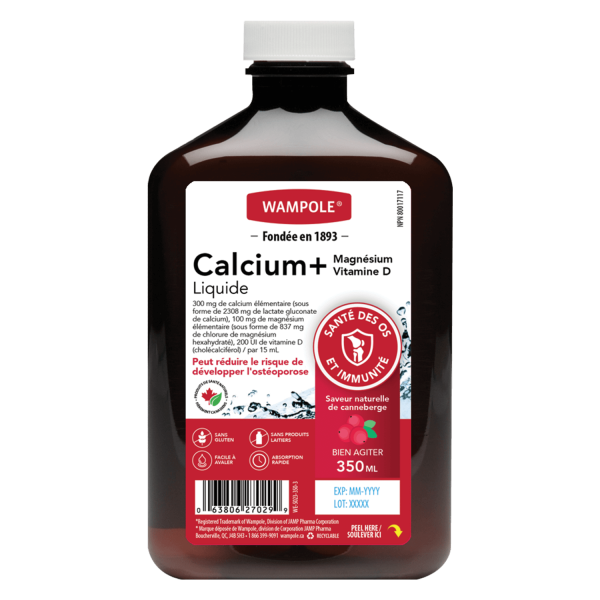CALCIUM+ MAGNÉSIUM ET VITAMINE D LIQUIDE