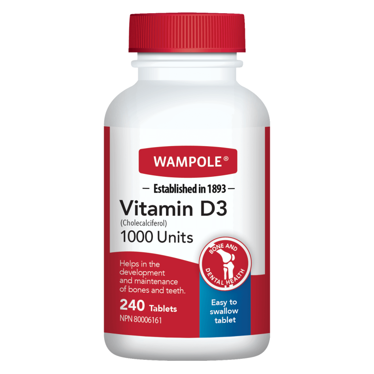 VITAMIN D3 1000 IU Wampole