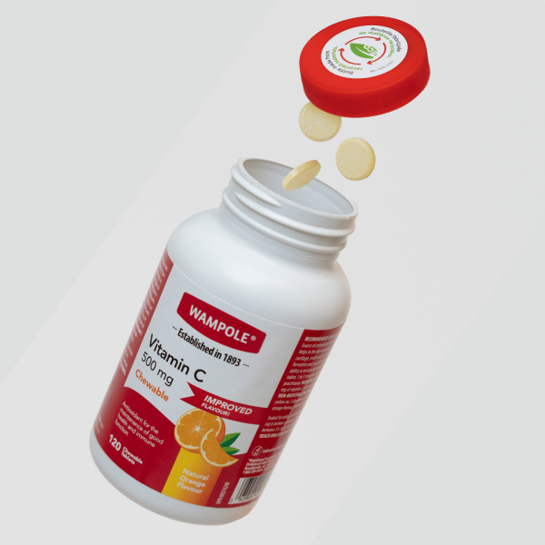 VITAMIN C 500MG CHEWABLE ORANGE - Image 2