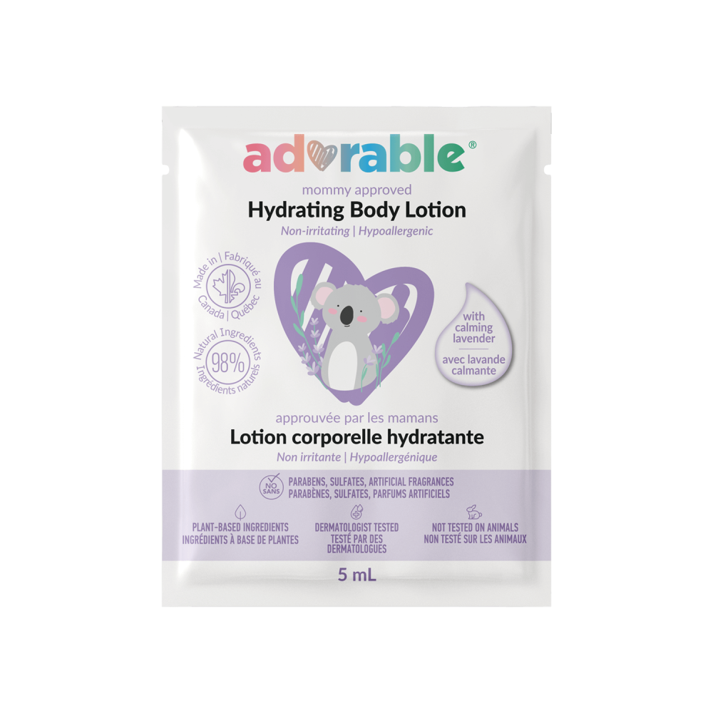 Échantillon gratuit - Lotion corporelle hydratante Adorable