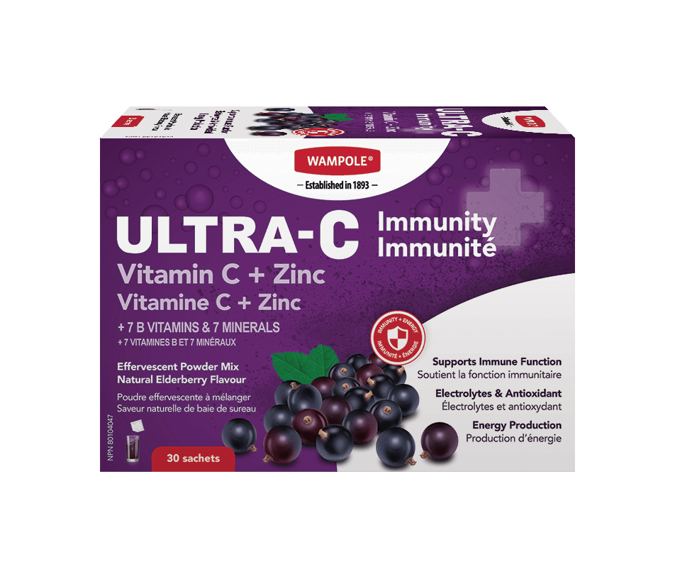 ULTRA-C IMMUNITÉ BAIE DE SUREAU 1000 MG POUDRE EFFERVESCENTE – Image 2