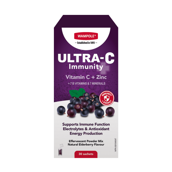 ULTRA-C IMMUNITY ELDERBERRY 1000 MG EFFERVESCENT POWDER