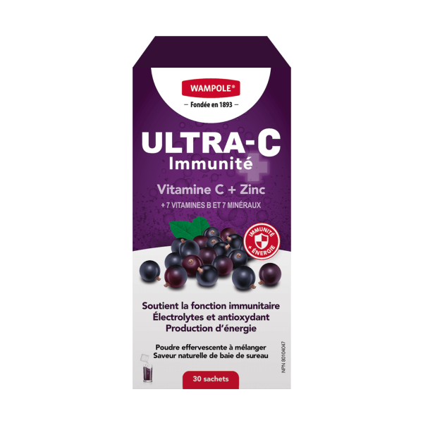 ULTRA-C IMMUNITÉ BAIE DE SUREAU 1000 MG POUDRE EFFERVESCENTE
