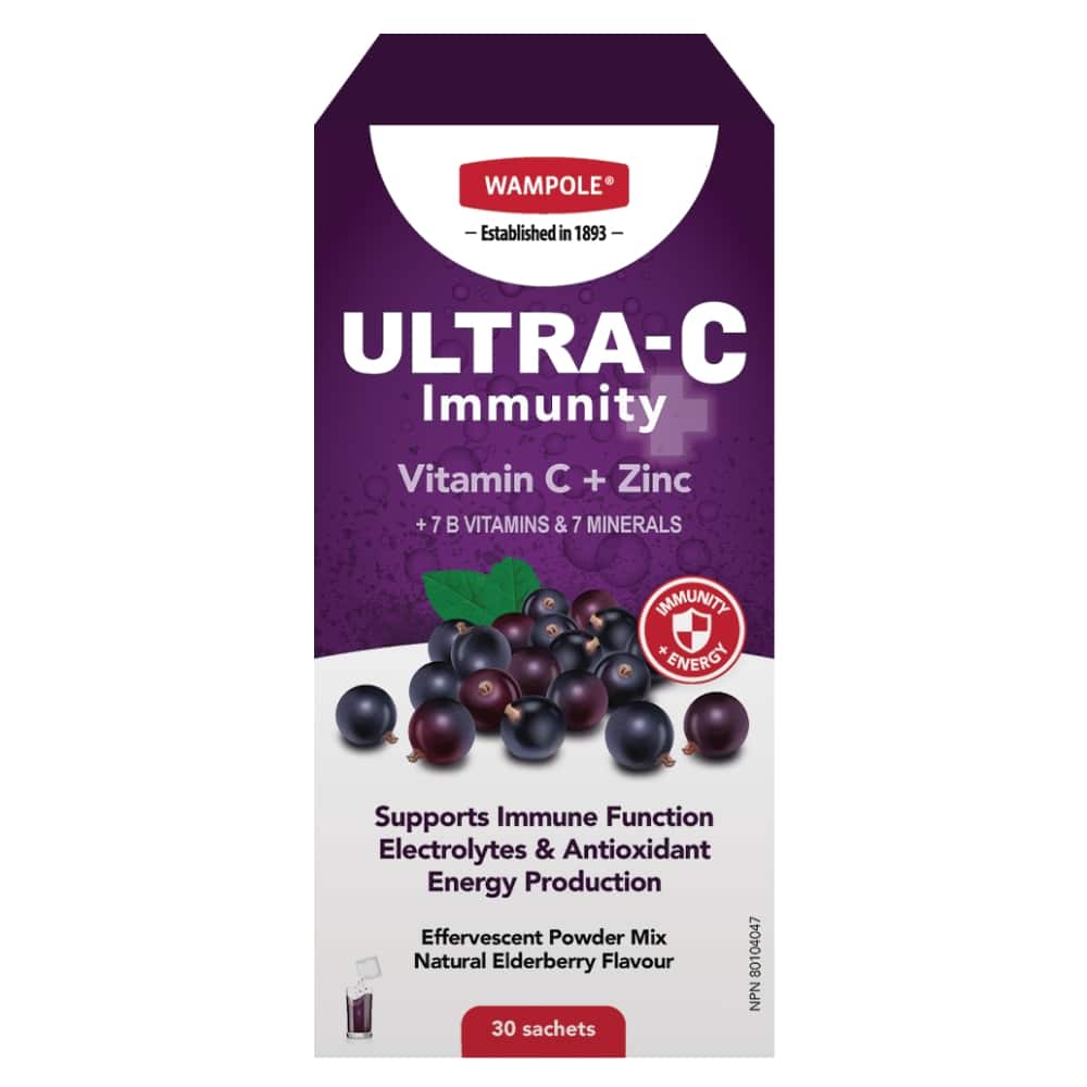 ULTRA-C IMMUNITY ELDERBERRY 1000 MG EFFERVESCENT POWDER