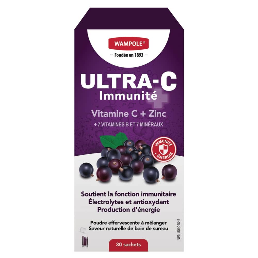 ULTRA-C IMMUNITÉ BAIE DE SUREAU 1000 MG POUDRE EFFERVESCENTE