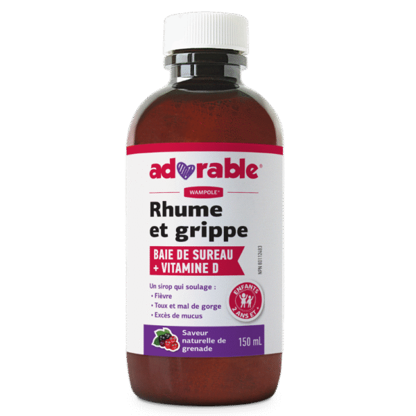 SIROP RHUME ET GRIPPE BAIE DE SUREAU + VITAMINE D